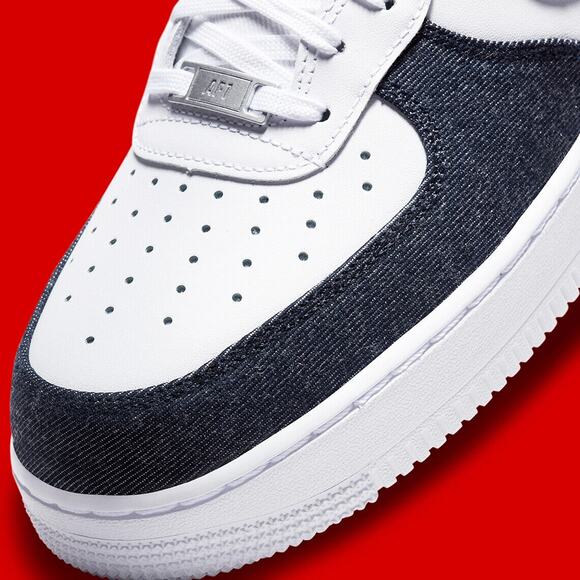 Nike Air Force 1 LV8 (GS) Denim White Blue Red USA Shoes DJ5180 100 - SIZE 5 main image 4